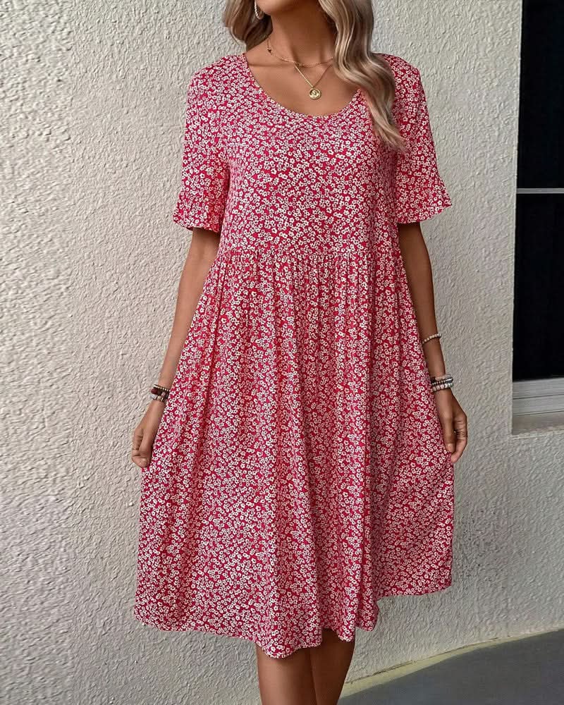 Dame Elegant Stilfuld Casual Sommerkjole