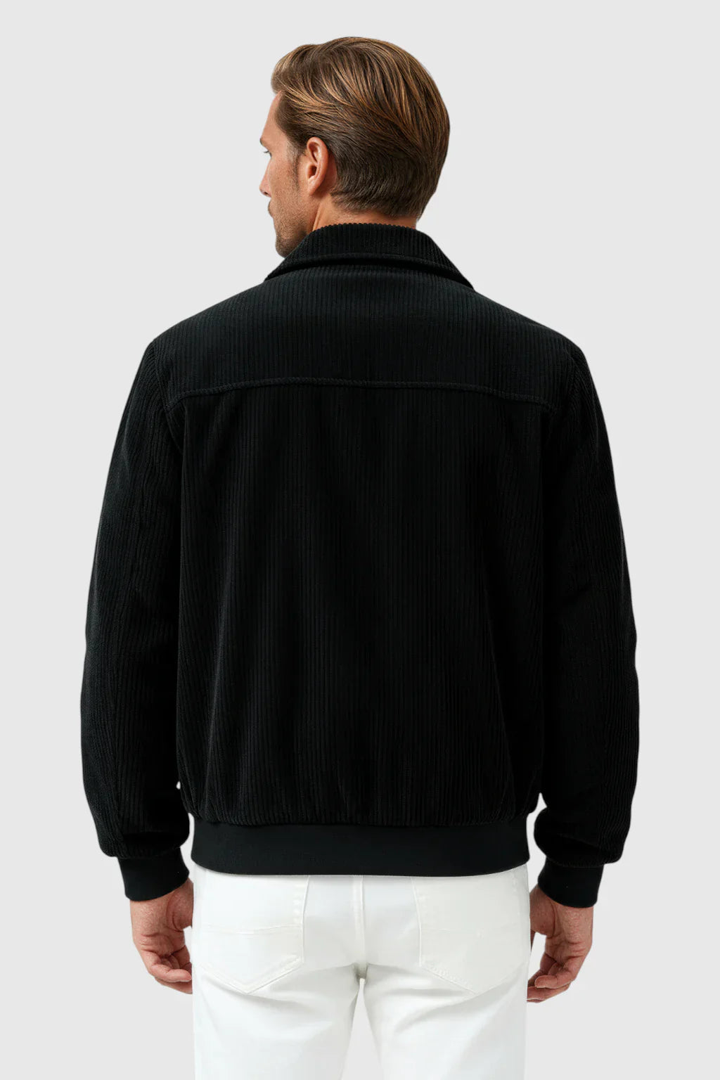 Moderne Casual Stilfuld Corduroy Jakke