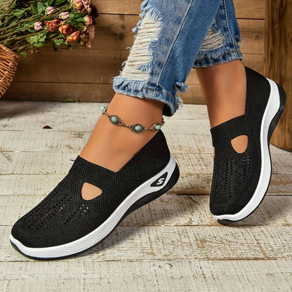 Rosamaria - Stilfulde Slip On Sneakers Med Udskæringer Til