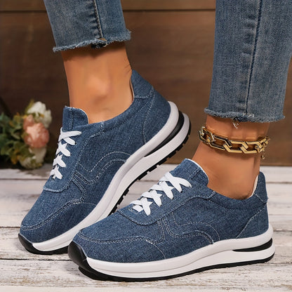 Aria - Casual sneakers med snørebånd og polstret sål