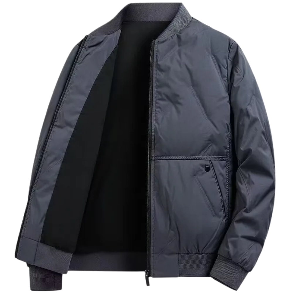 Stilfuld Casual Elegant Herre Baseballjakke