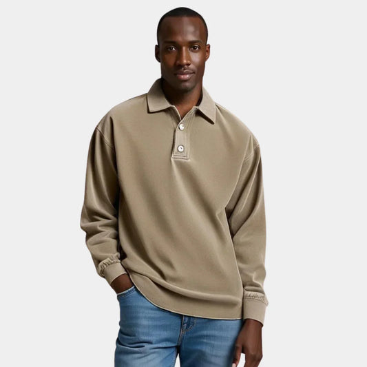 Elegant Stilfuld Premium Polo Sweater