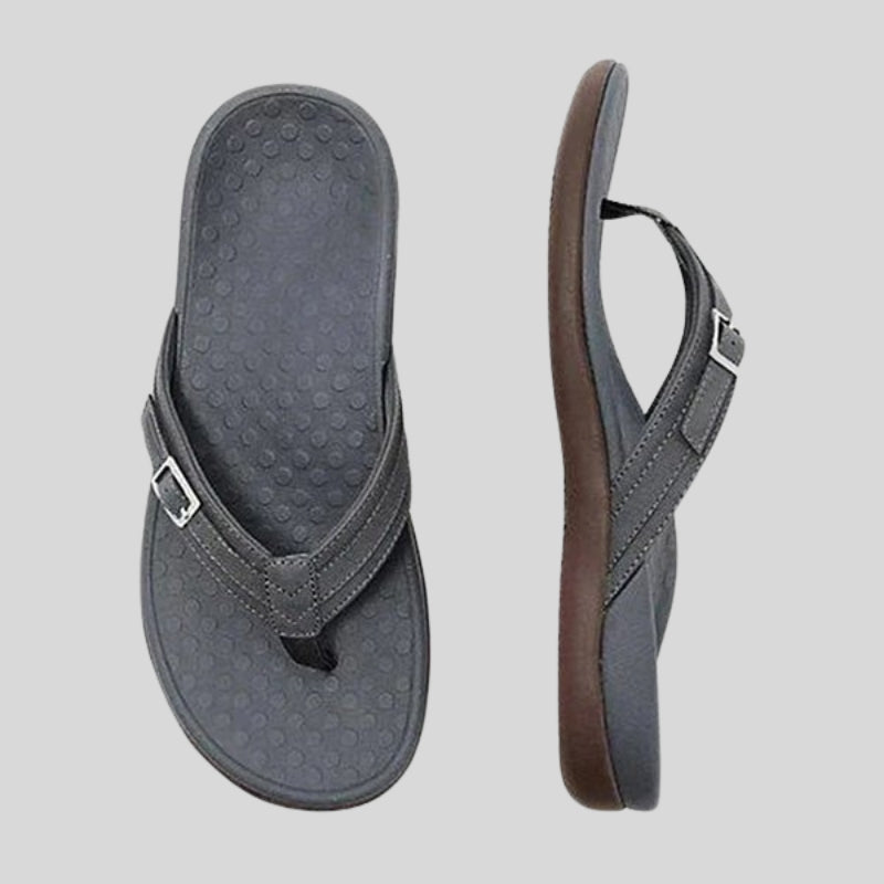 Lena – Klassiske flip-flop hjemmesko med bløde stropper