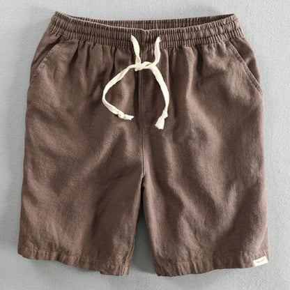 Japansk Inspirerede Åndbare Bomulds Shorts