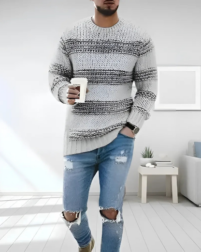 Elegant Eksklusiv Blød Premium Striktrøje