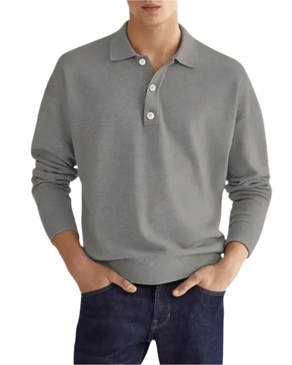 Moderne Åndbar Elegant Polo Sweater