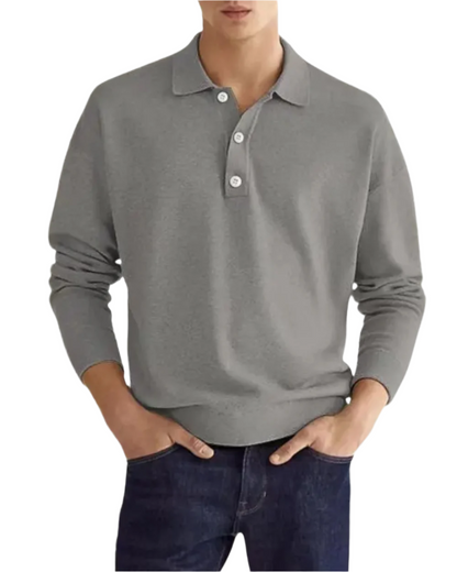 Moderne Åndbar Elegant Polo Sweater