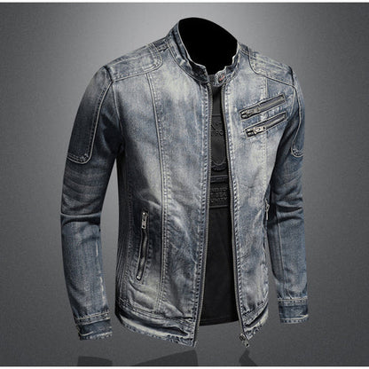 Flemming | Denimjakke med vintage look og moderne pasform