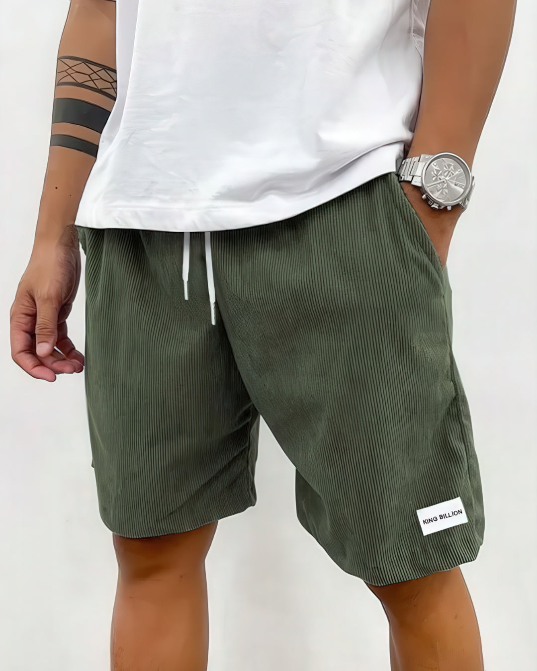 Casual Shorts med Løs Pasform