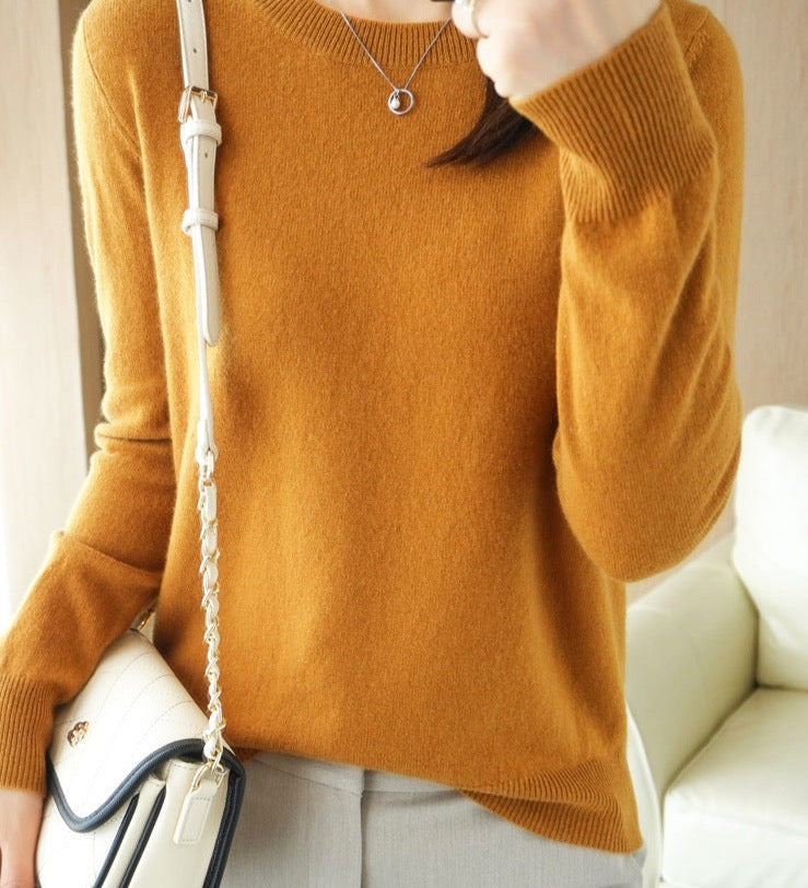 Edda | Elegant strikpullover med blød maske og moderne pasform