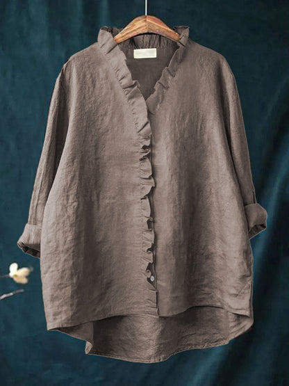 Veronica™ - Premium Rüschenshirt