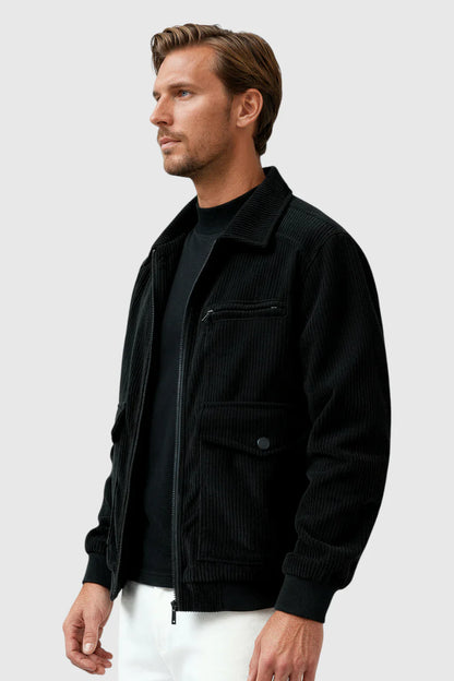 Moderne Casual Stilfuld Corduroy Jakke