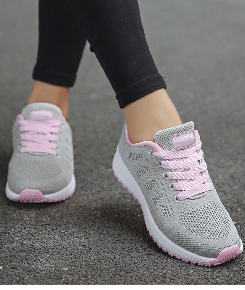 Komfortable Letvægts Sneakers Stilfulde Behagelige
