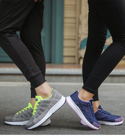 Komfortable Letvægts Sneakers Stilfulde Behagelige