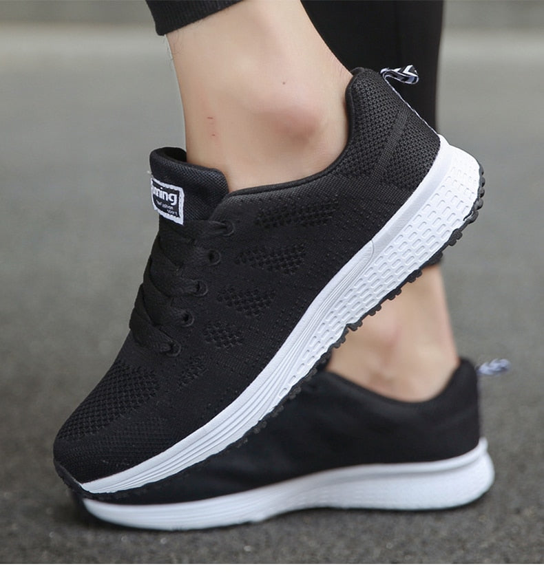 Komfortable Letvægts Sneakers Stilfulde Behagelige