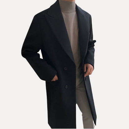 Stilfuld Chic Elegant Dobbeltbrystet Frakke