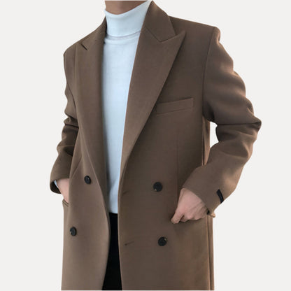 Stilfuld Chic Elegant Dobbeltbrystet Frakke