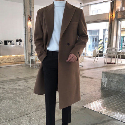 Stilfuld Chic Elegant Dobbeltbrystet Frakke