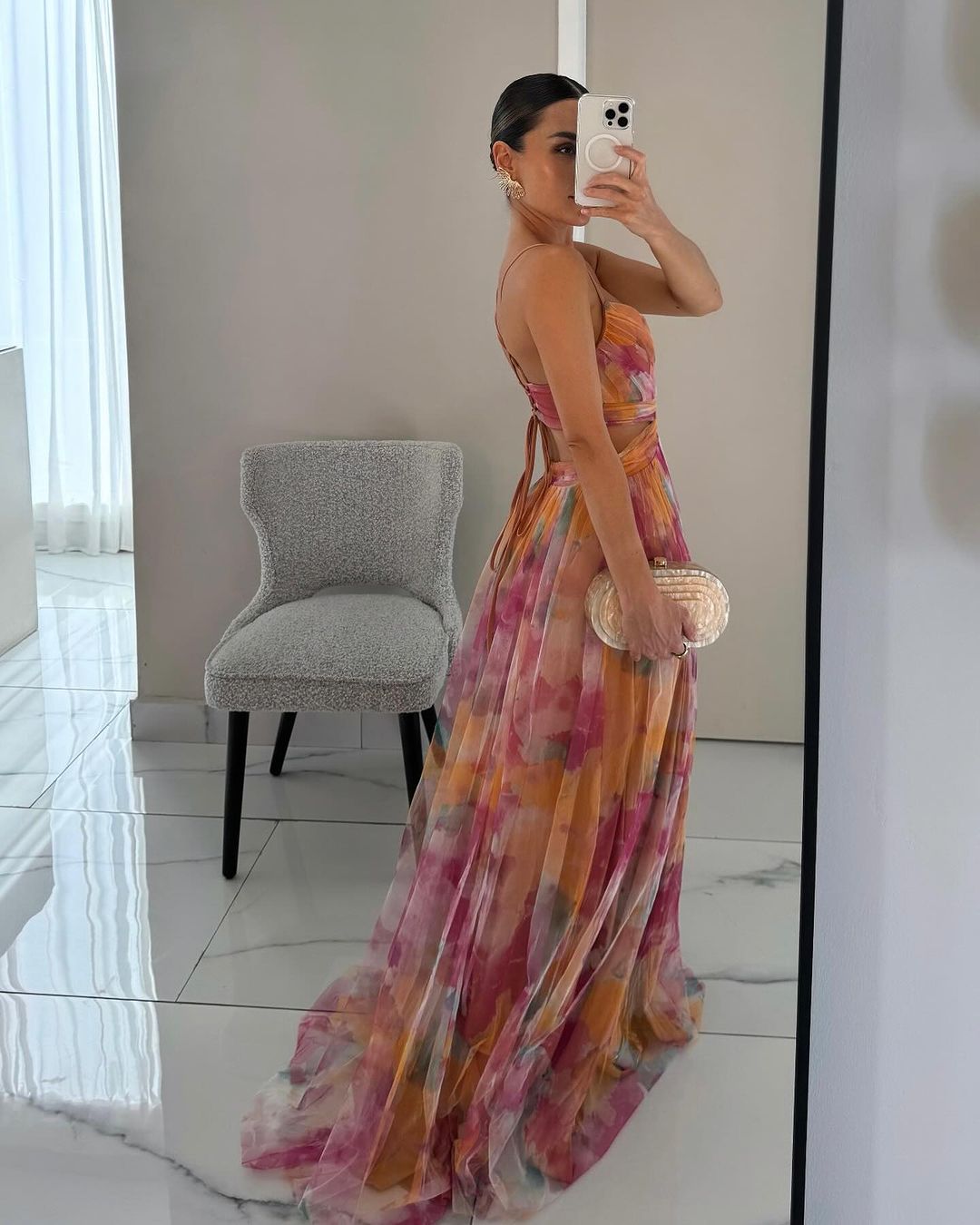 Dame Forårs Elegant Blomstret Sommer Maxi Kjole