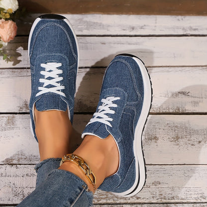 Aria - Casual sneakers med snørebånd og polstret sål