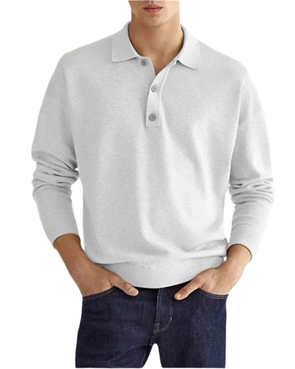 Moderne Åndbar Elegant Polo Sweater