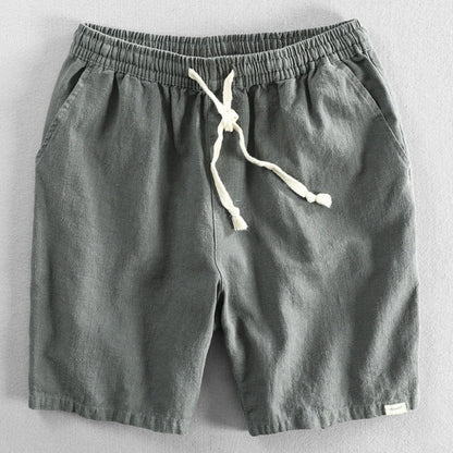 Japansk Inspirerede Åndbare Bomulds Shorts