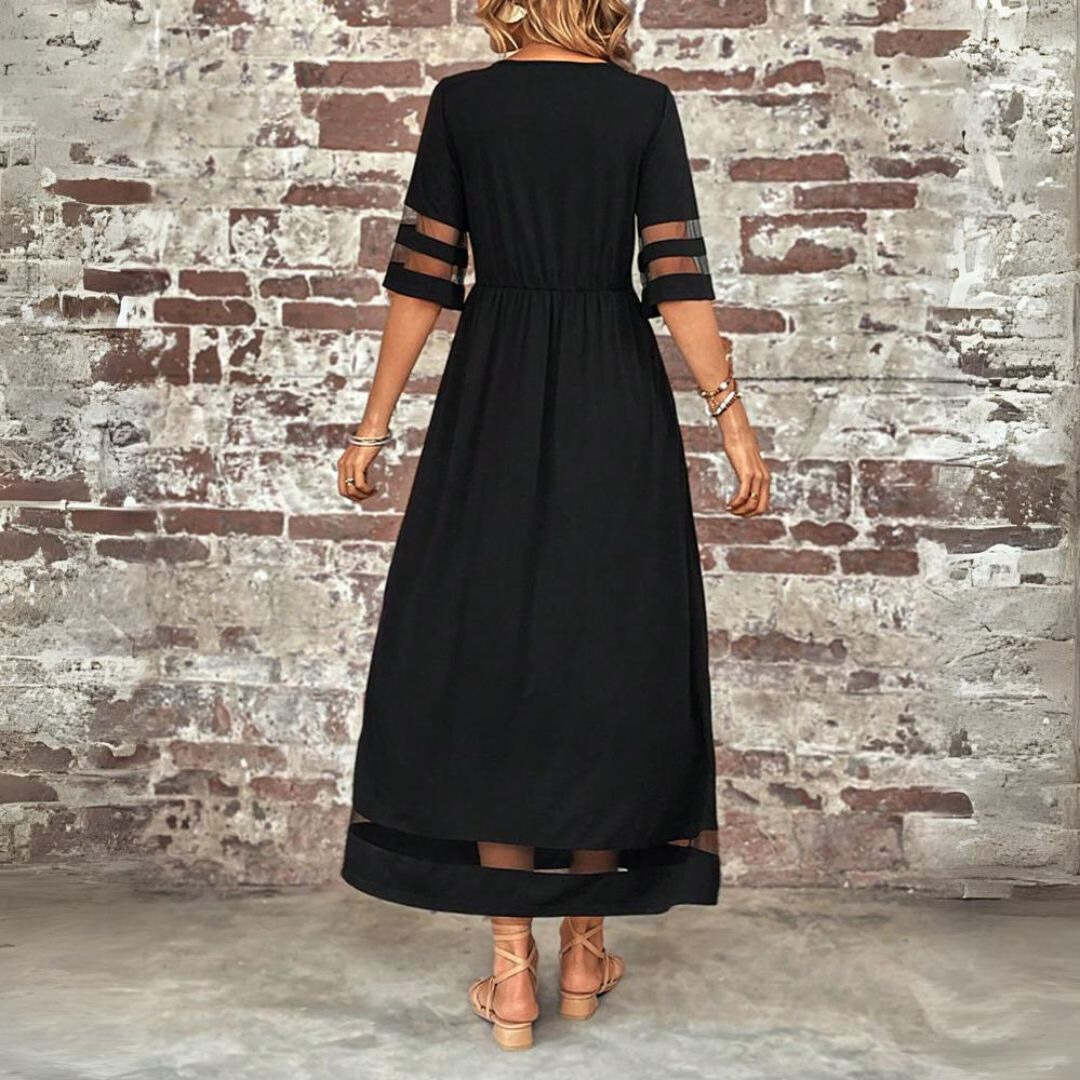 Dame Elegant Stilfuld Casual Maxi-kjole