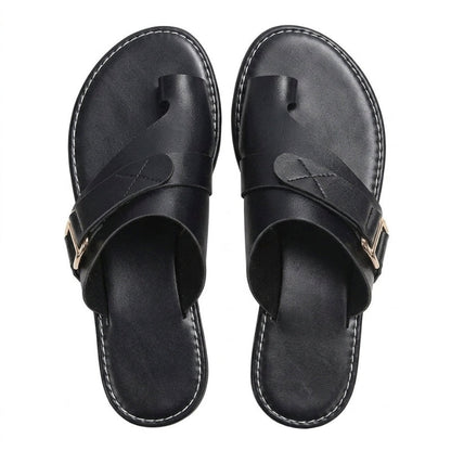 Dame Sandaler med Spænde og Skridsikker Sål