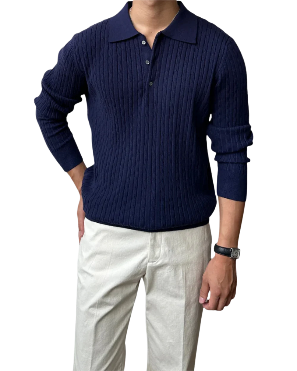 Elegant Varm Blød Strikket Sweater