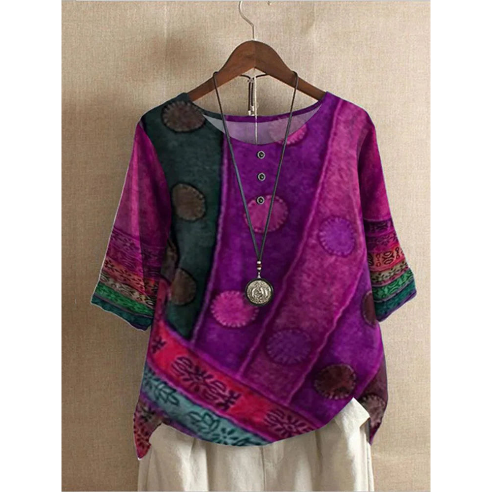 Elegant Stilfuld Boheme Sommer Top