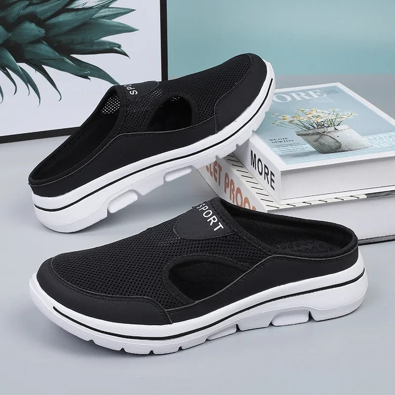 Camila - Afslappede slip-on sko med udskæringer og