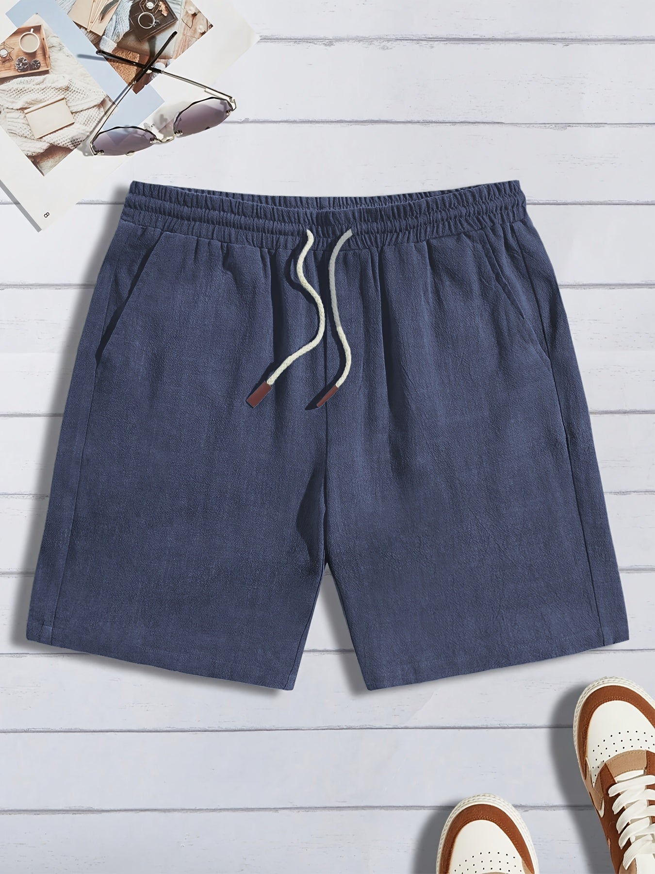 Let Afslappet Linned Sommer Shorts