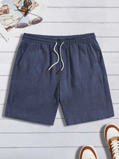 Let Afslappet Linned Sommer Shorts