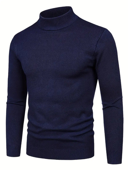 Elegant Turtleneck Sweater Til Herrer