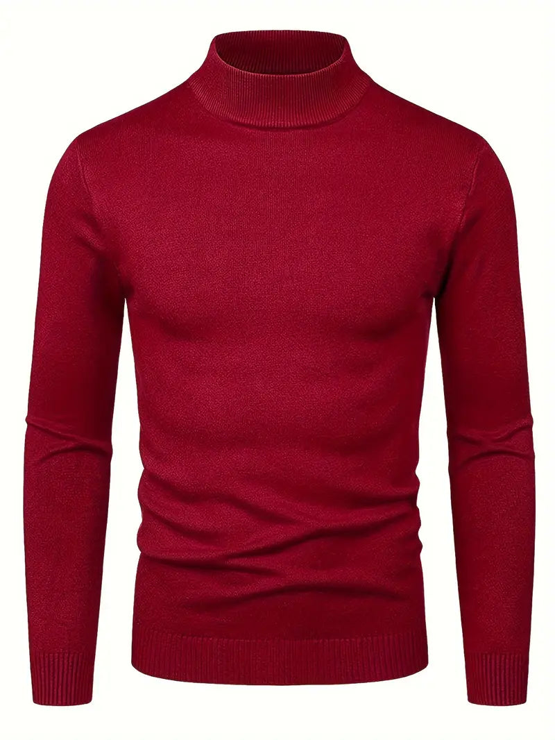 Elegant Turtleneck Sweater Til Herrer