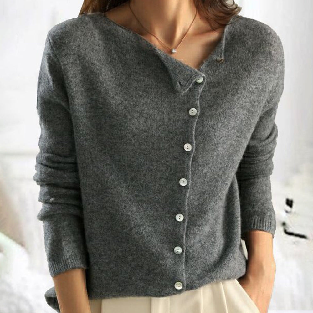 Stilfuld Elegant cardigan i uld
