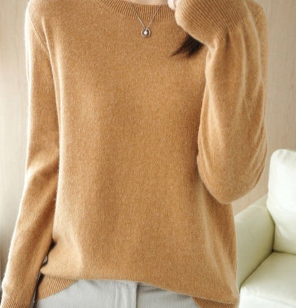 Edda | Elegant strikpullover med blød maske og moderne pasform
