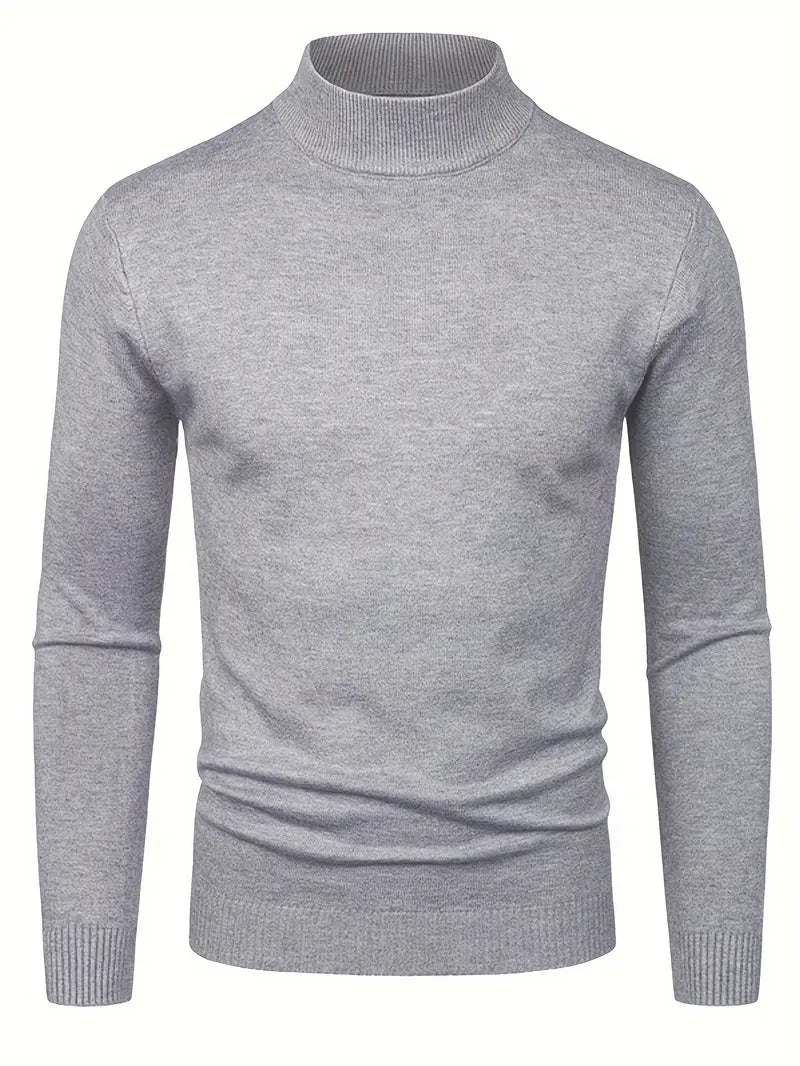 Elegant Turtleneck Sweater Til Herrer
