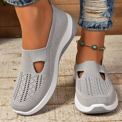 Rosamaria - Stilfulde Slip On Sneakers Med Udskæringer Til