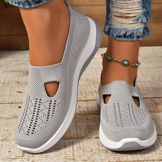 Rosamaria - Stilfulde Slip On Sneakers Med Udskæringer Til