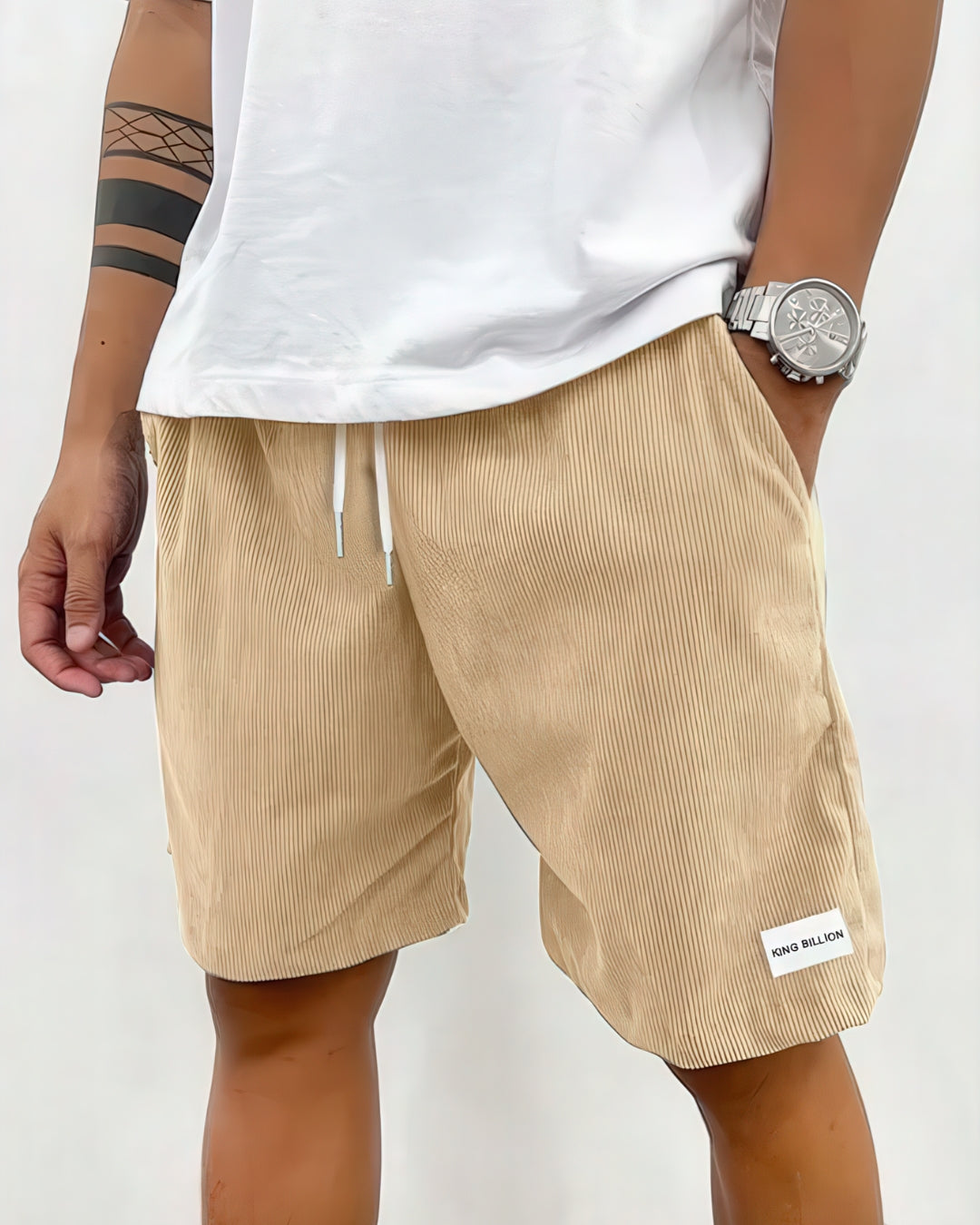 Casual Shorts med Løs Pasform