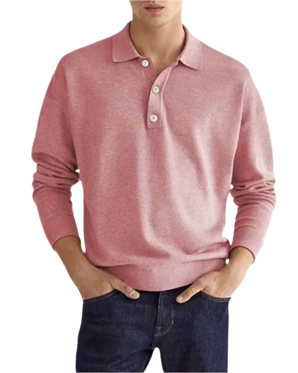 Moderne Åndbar Elegant Polo Sweater