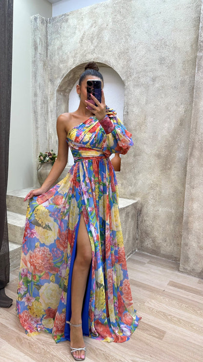 Dame Elegant Chic Formelt Midi Kjole
