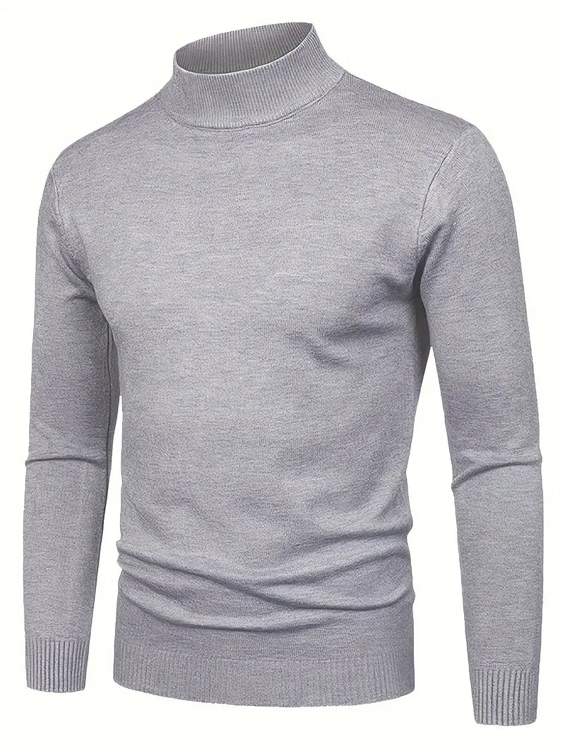 Elegant Turtleneck Sweater Til Herrer