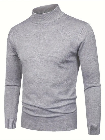 Elegant Turtleneck Sweater Til Herrer