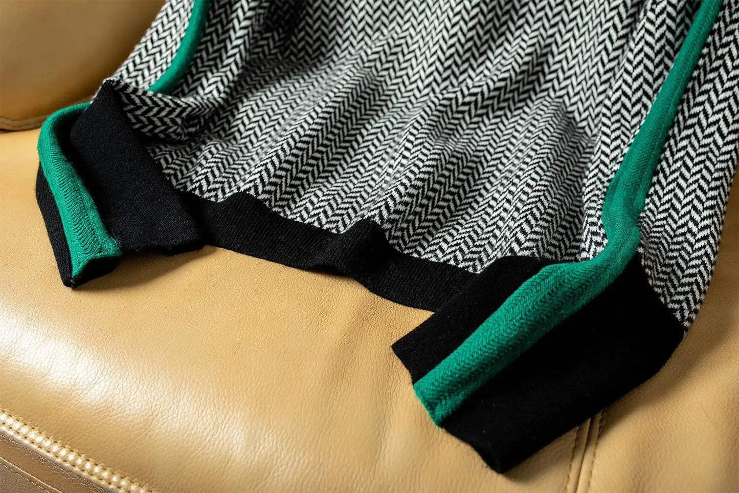 Moderne Stilfuld Elegant Stribet Sweater