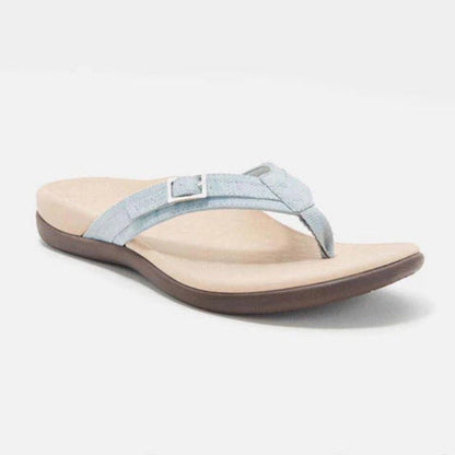 Lena – Klassiske flip-flop hjemmesko med bløde stropper