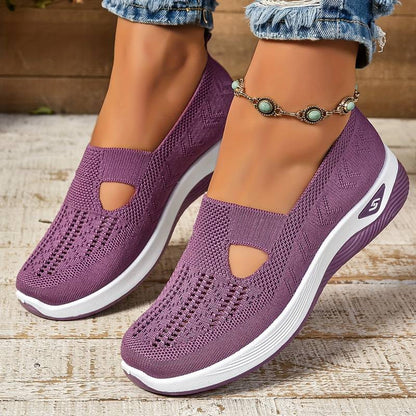 Rosamaria - Stilfulde Slip On Sneakers Med Udskæringer Til