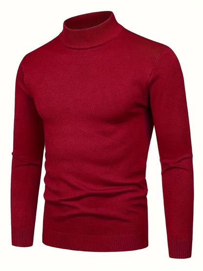 Elegant Turtleneck Sweater Til Herrer