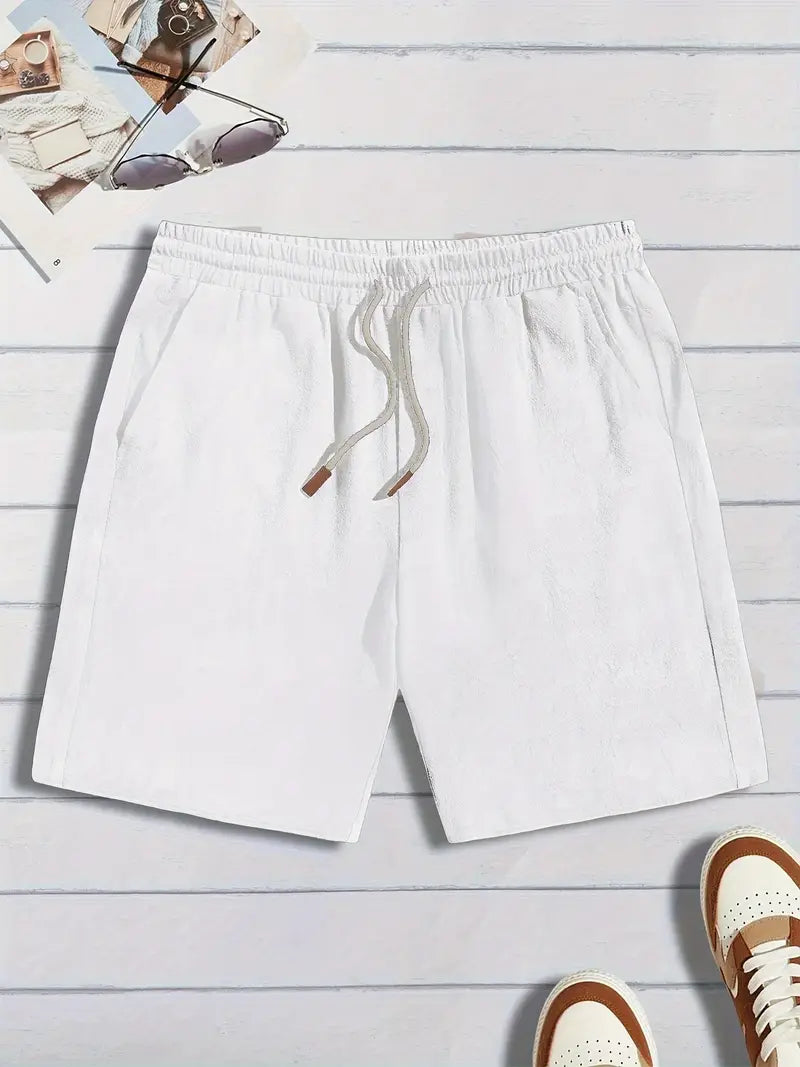 Let Afslappet Linned Sommer Shorts